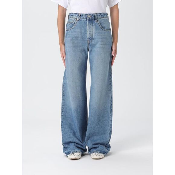 JACQUEMUS Denim - Jacquemus Jeans Woman Gnawed Blue